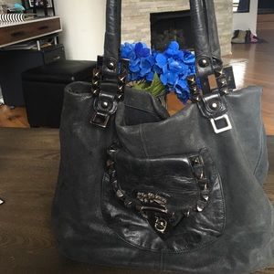 Leather Betsey Johnson Purse/Bag